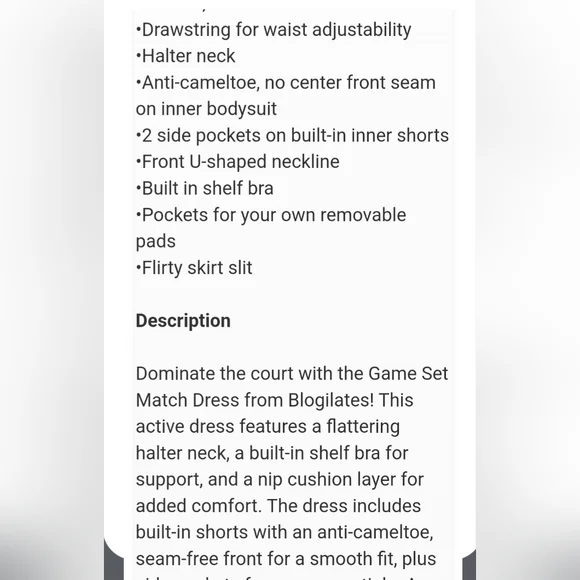 Blogilates Game Set Active Dress - Picture 8 of 8